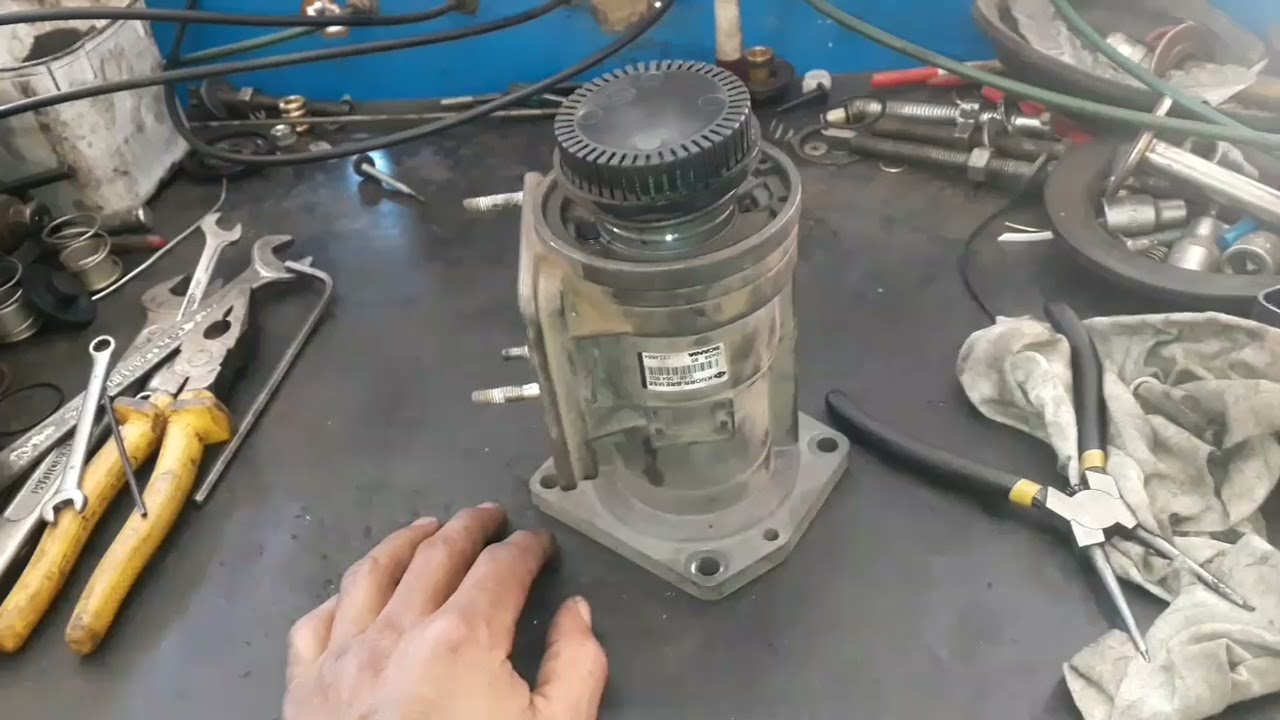 desmontagem da valvula pedal do scania com dicas