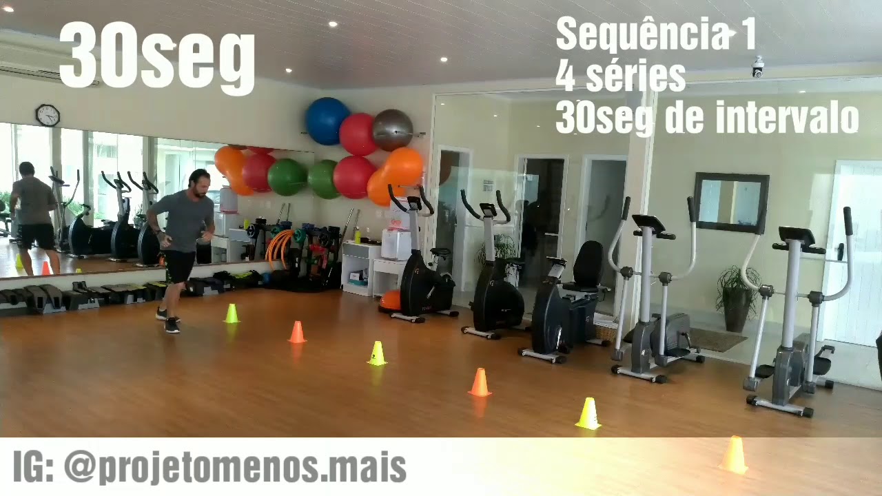 Exercícios com Cones: Treinamento Funcional