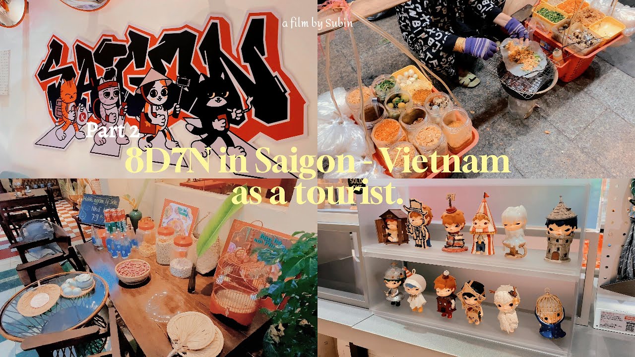 PART 2: 8D7N in Saigon as a Tourist⏐Room Tour, shopping spree, food explore, POP MART VN 🛍️📚