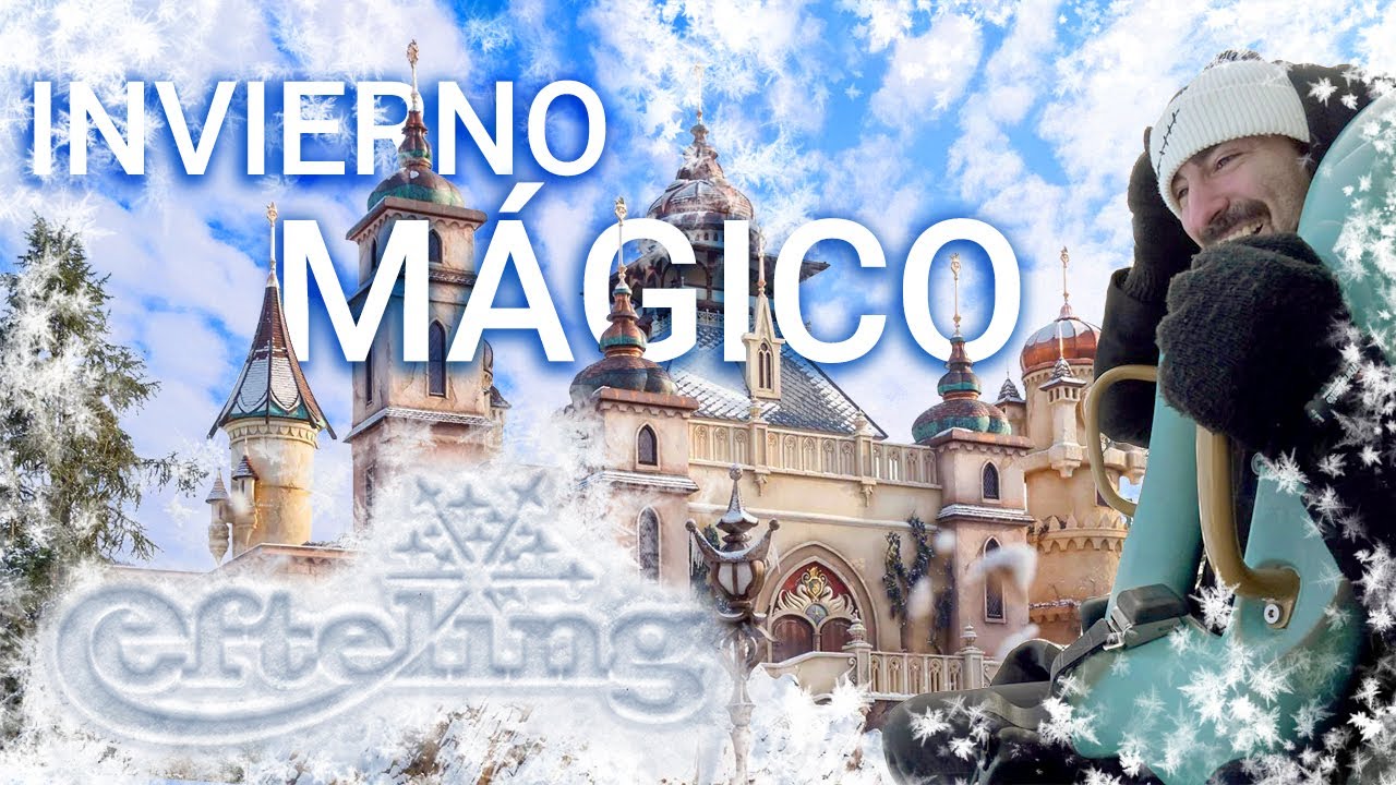 Así es un parque temático BAJO LA NIEVE: ¡EFTELING en pleno invierno!❄️ | VLOG ENERO 2026