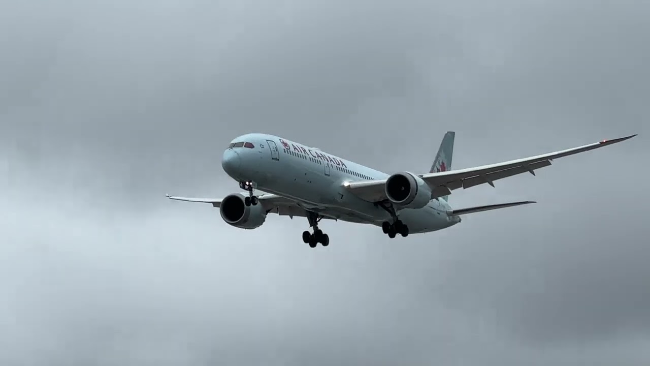 Air Canada | AC855 | Landing | LHR - YYZ | Boeing 787-8 Dreamliner |  London - Toronto | C-FGEO