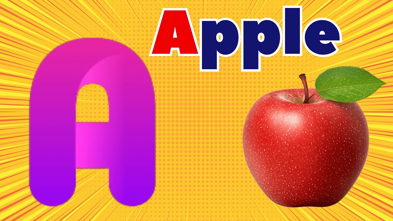 ABC Phonics Song : A is for Apple 🍎 | Numbers Counting and Colors Song