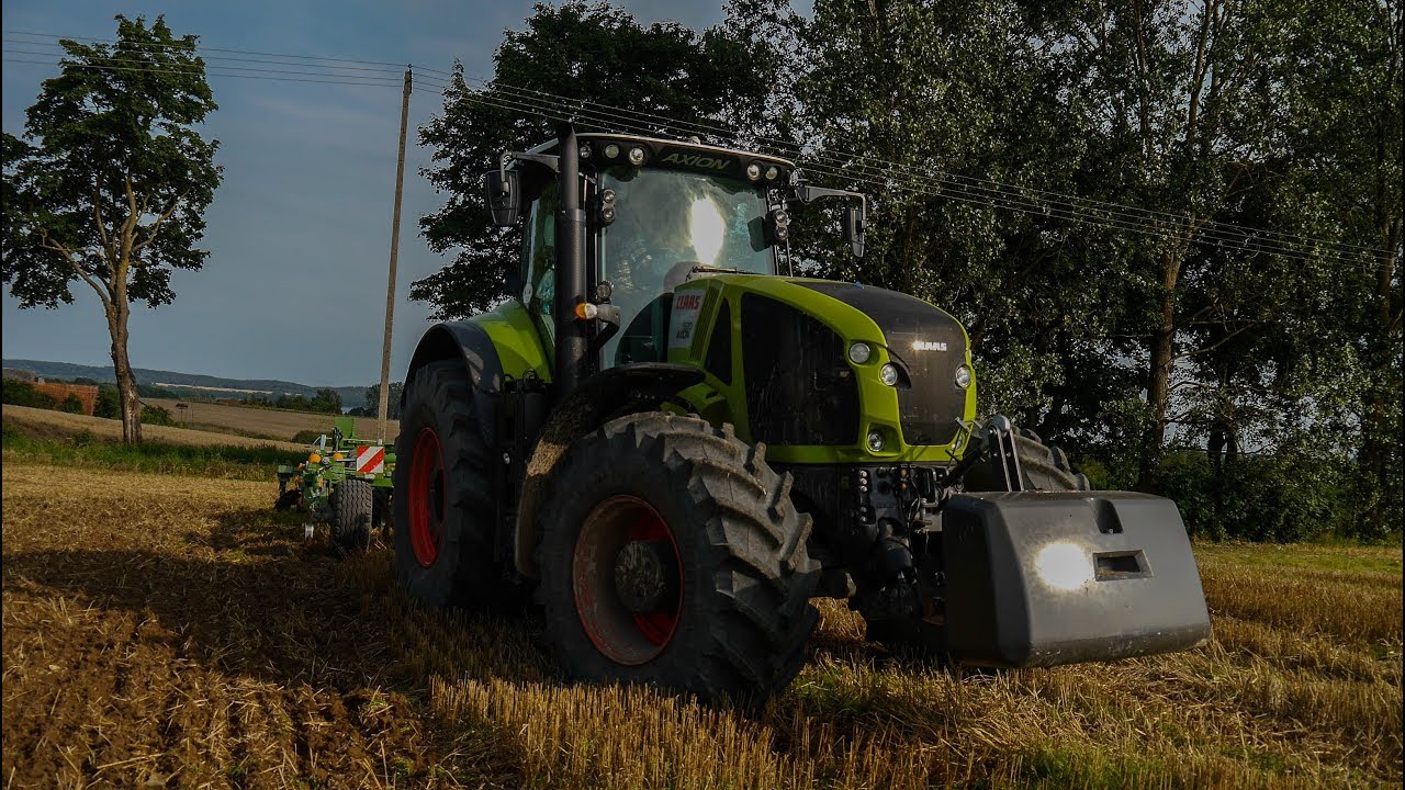 Gruberowanie na Warmii | Pokazy AGROMIT | Claas Axion 920 | Amazone Cenius 4003