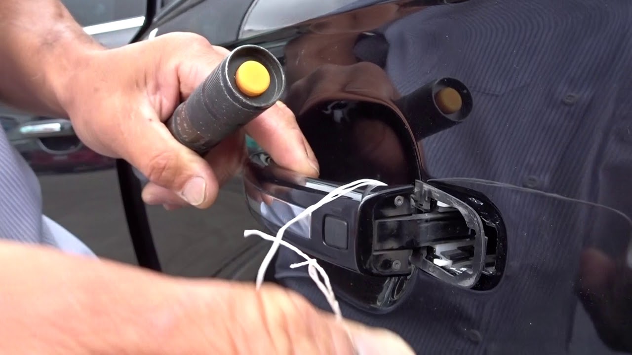 audi q7 rear door handle install