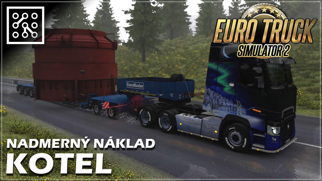EURO TRUCK SIMULATOR 2 CZ | Část kotle - nadměrný náklad - Thrustmaster T150 | Lets play | Česky