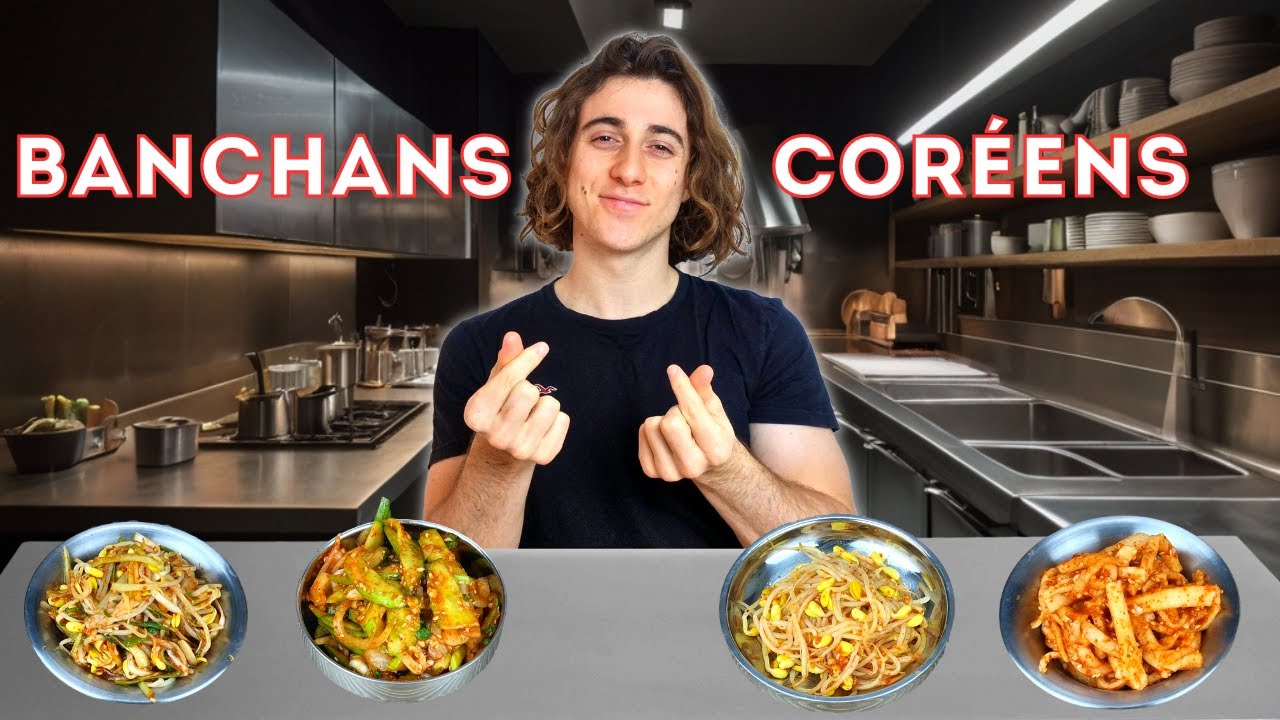Mes 4 plats d'accompagnements cor&eacute;ens PR&Eacute;F&Eacute;R&Eacute;ES ! 4 Banchans