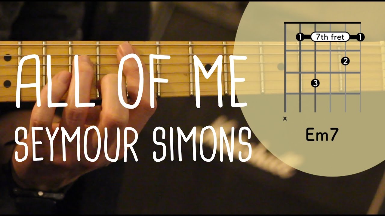 Guitar lesson | Jazz | How to play the chords of All of me by Seymour Simons