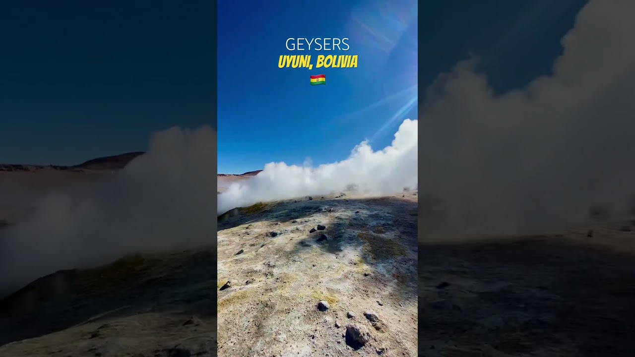 Geysers, Uyuni - Bolivia 😮🇧🇴 #bolivia #chrisbpg #bpg #potosi #uyuni #salardeuyuni