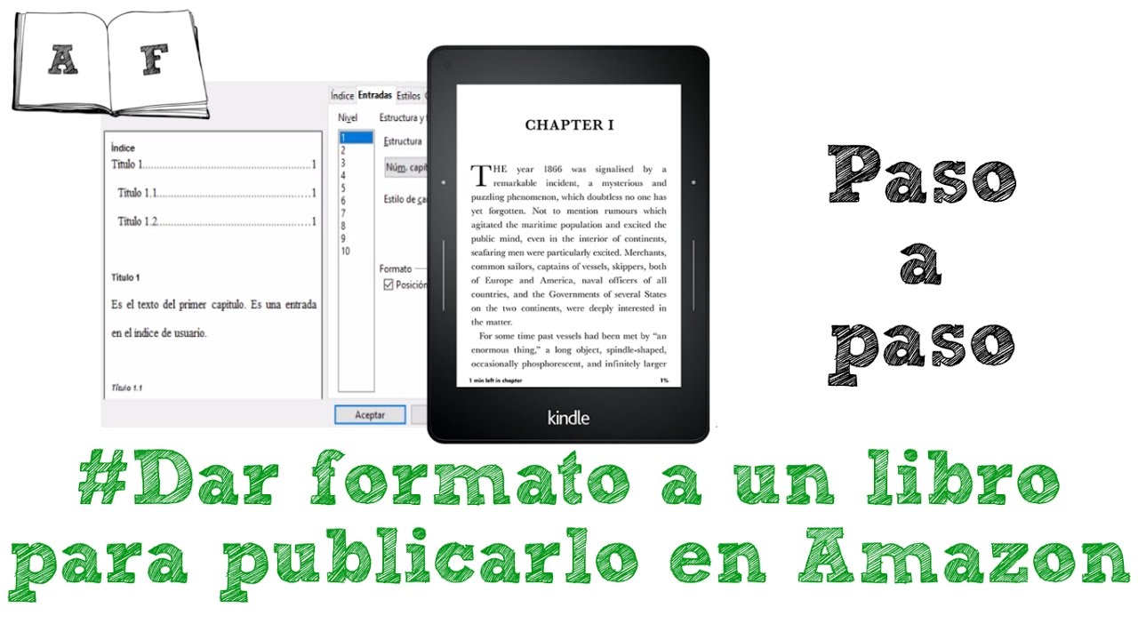 🟢Cómo maquetar o dar formato a tu libro para venderlo en Amazon KDP (Kindle Direct Publishing)