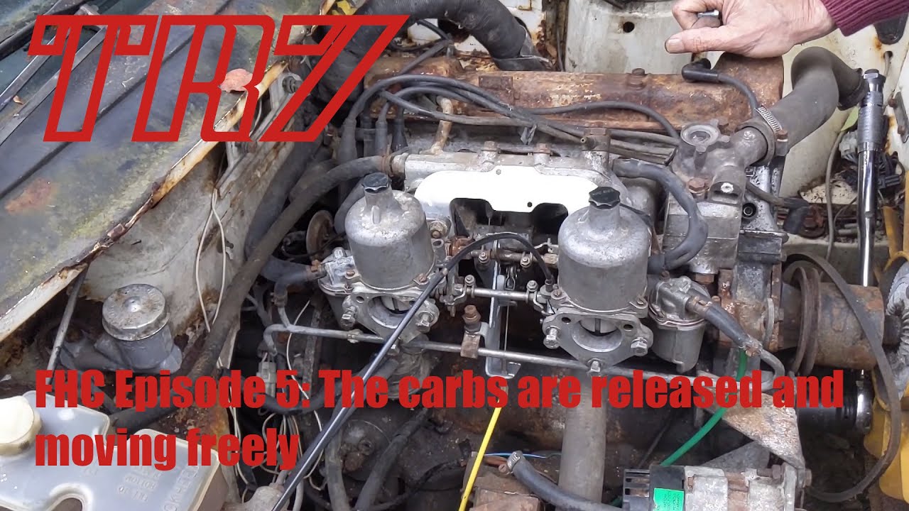 Triumph TR7 FHC Episode 5 - Completing Carbs Fix
