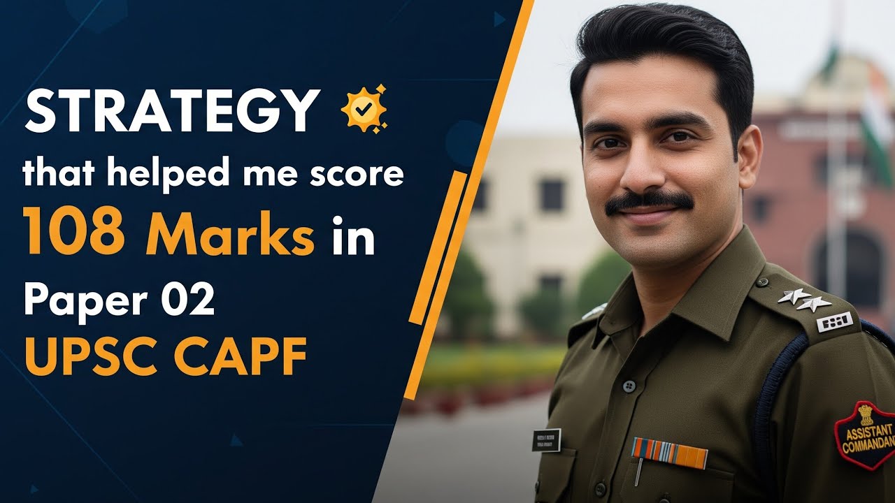[UNCUT] Master Session on Paper 02 - Strategy to score 100+ marks in UPSC CAPF Paper 02. #upsccapf