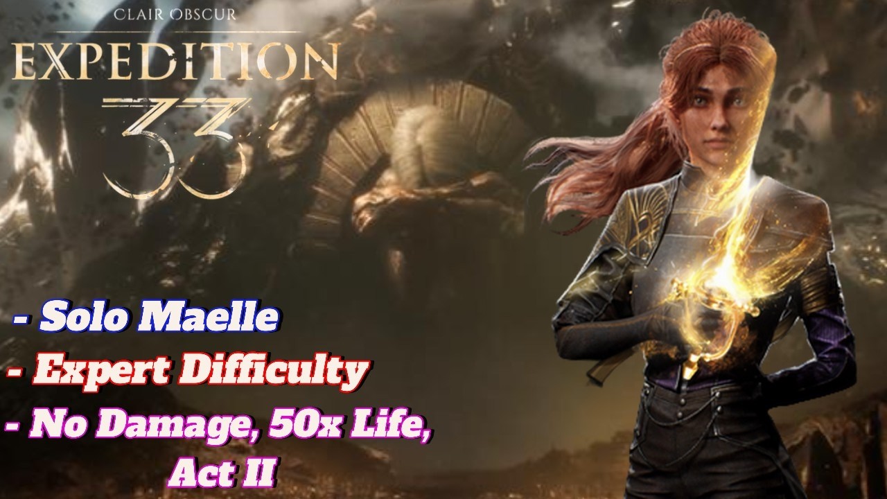 50x Life, No Damage, Maelle Solo Challenge, Expert Act 2