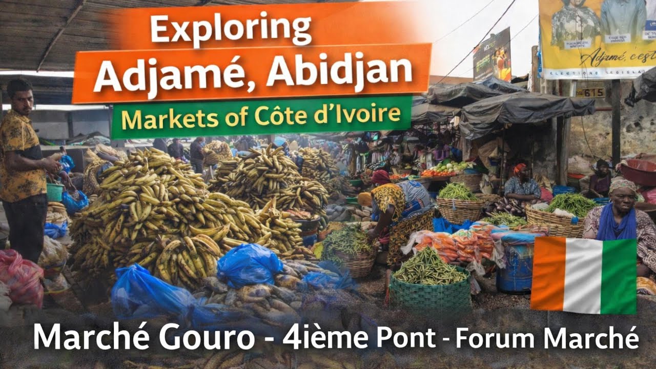 &Agrave; la d&eacute;couverte d&rsquo;Adjam&eacute;, Abidjan 🇨🇮 | Exploring Adjam&eacute;, Abidjan: C&ocirc;te d&rsquo;Ivoire&rsquo;s Lively Markets