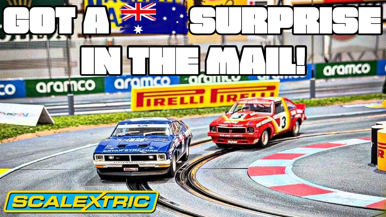 GOT A SURPRISE IN THE MAIL! | 2 AWESOME SCALEXTRIC SLOT CARS | FORD & HOLDEN