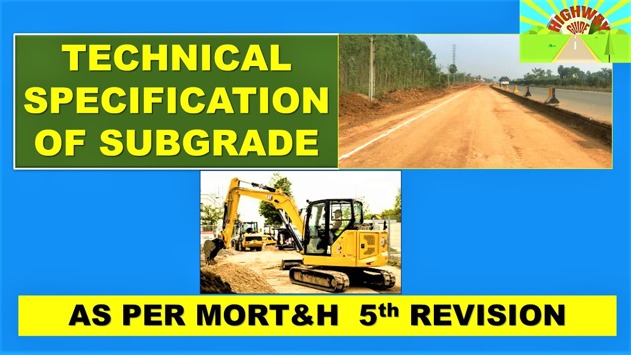 Technical Specification Of Subgrade