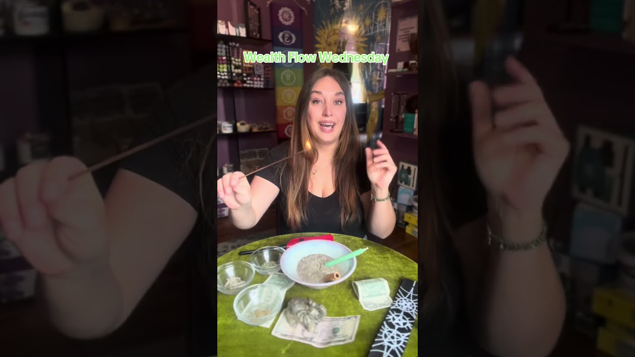 Spell Candle Wealth Flow energy 