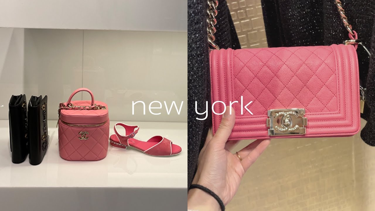 NY Vlog. 샤넬 구경해요💗 보테가, 셀린. 슈즈홀릭과 샤넬 트위드💕뉴욕 럭셔리 백화점 다녀온 주말. MUJI. 홀푸드 장보기. 스텔라 산책 브이로그💚