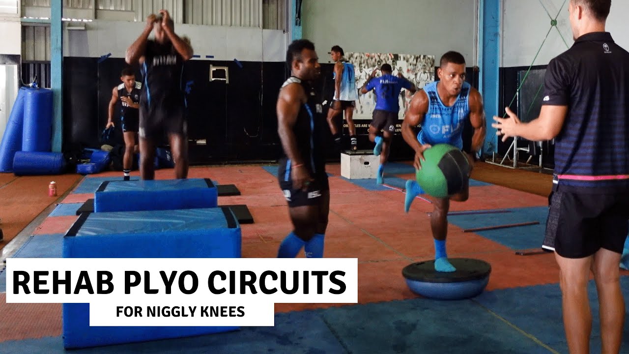 Plyo Circuits and Knee Strengthening with Fiji Mens 7s