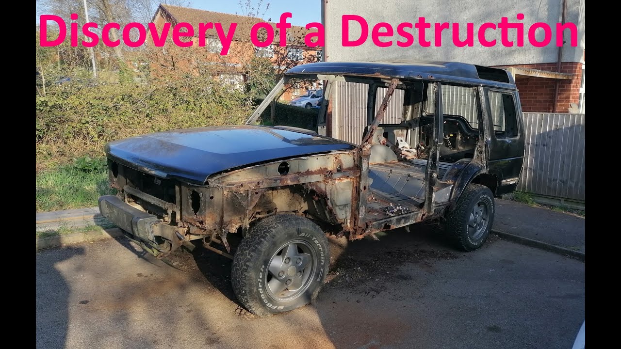 Land Rover V8 Trialer Build Part 1 - The Destruction of a Discovery.