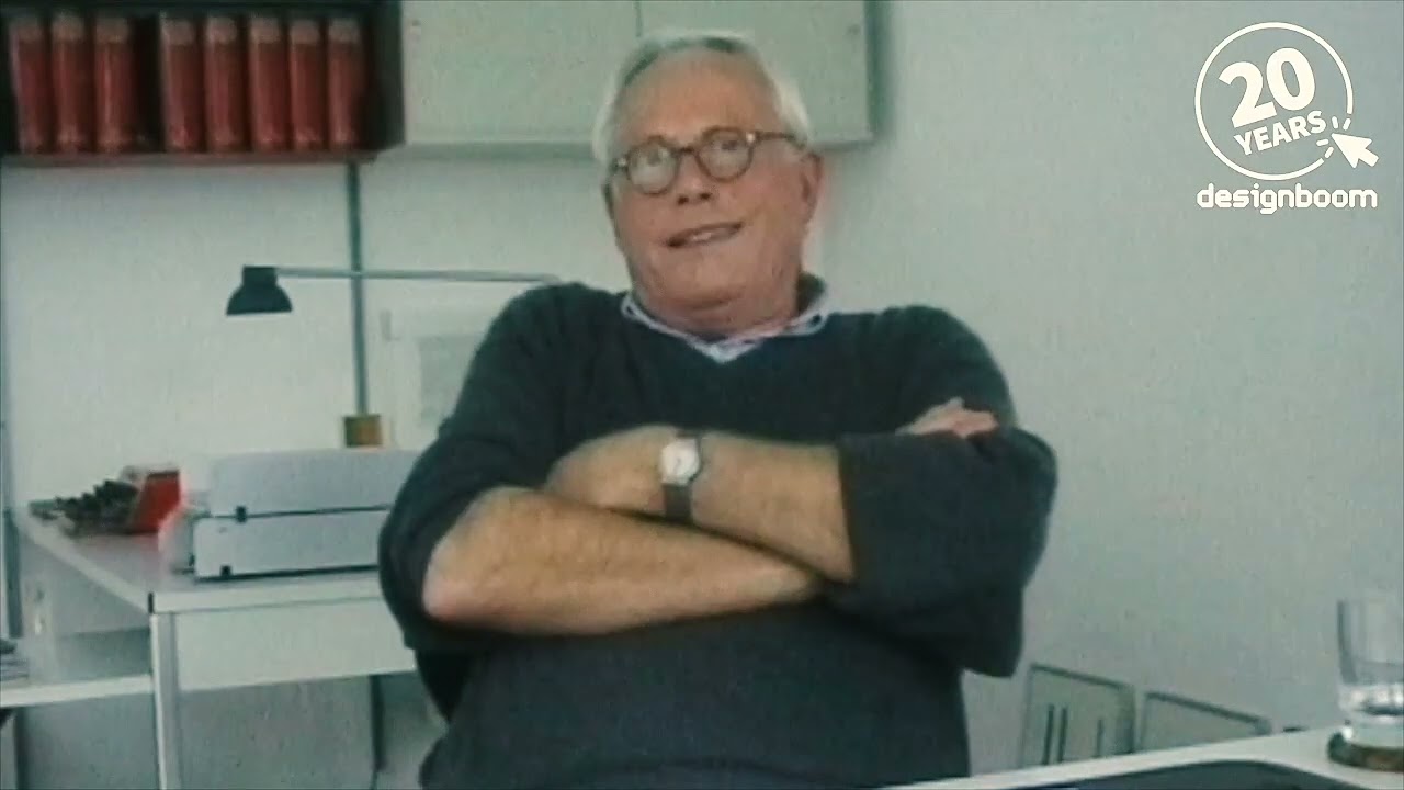 dieter rams in unreleased video footage from 2000, treasures on tape