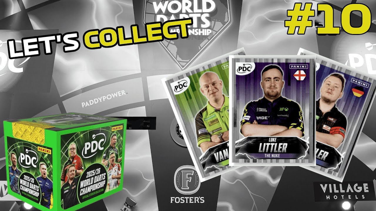 PANINI DARTS WM World Championship STICKER 2025/26 🎯 LETS COLLECT #10 😱🔥