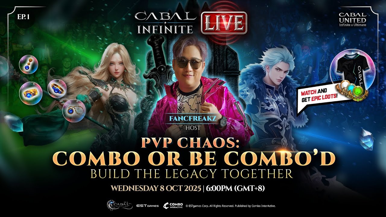 Cabal Infinite Live EP 1 (EN) - PvP Chaos: Combo Or be Combo'd ft. FanCFreakz