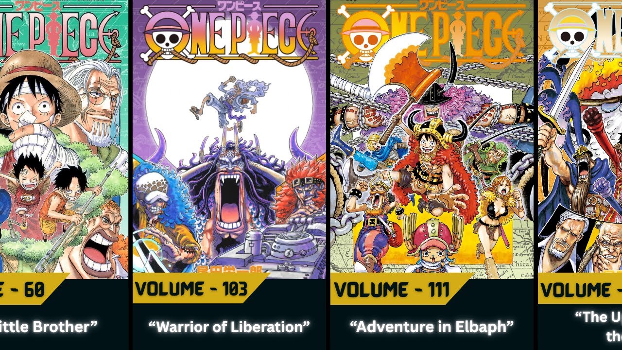 All Manga Volume Covers of ONE PIECE That Will Shock You!