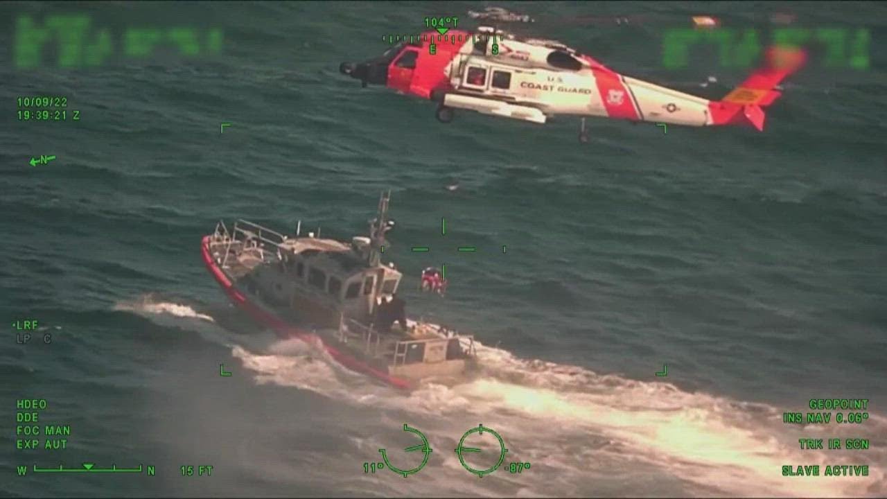 New details in Coast Guard rescue of boaters from shark-infested waters