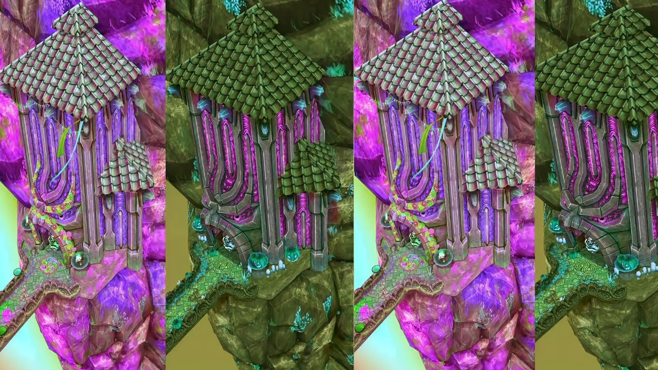 Temple Run 2 Spooky Summit VS Holi festival gameplay in Cartoon