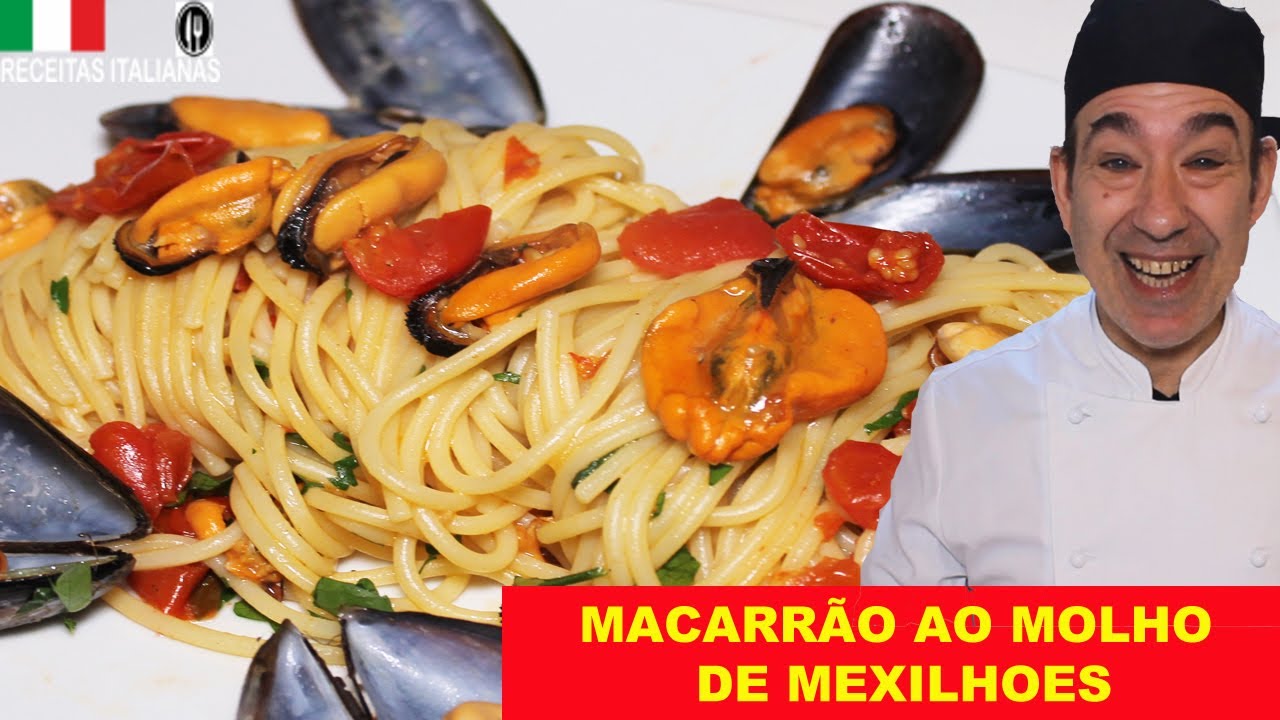 MACARRÃO AO MOLHO DE MEXILHOES| ITALIANO NA COZINHA | 18