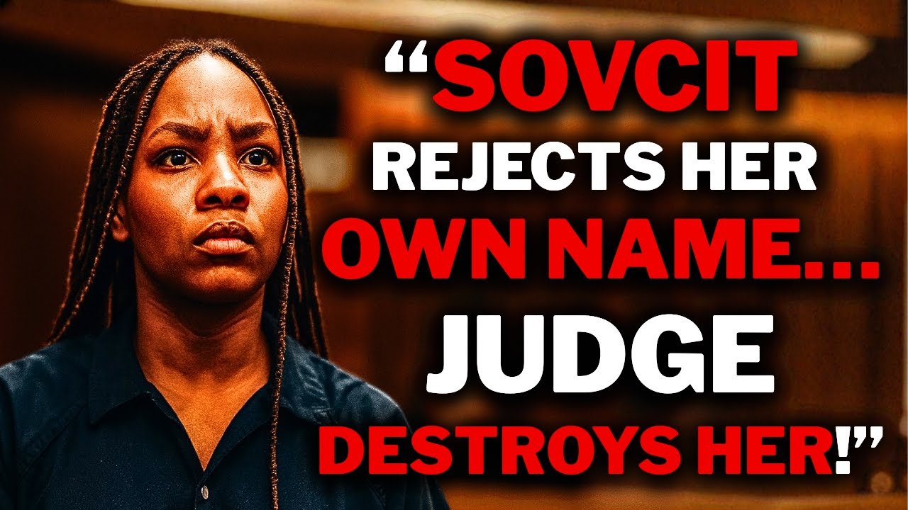 ARROGANT SOVEREIGN CITIZEN REJECTS HER OWN NAME… AND THE JUDGE SHUTS HER DOWN!