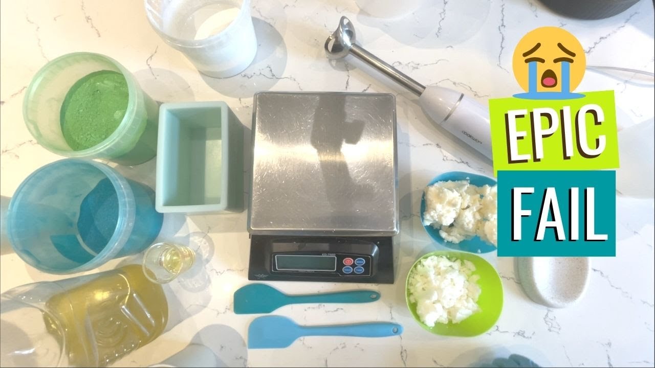 My Cold Process Soap Fail 😭| This Eucalyptus Soap Was A Disaster!!