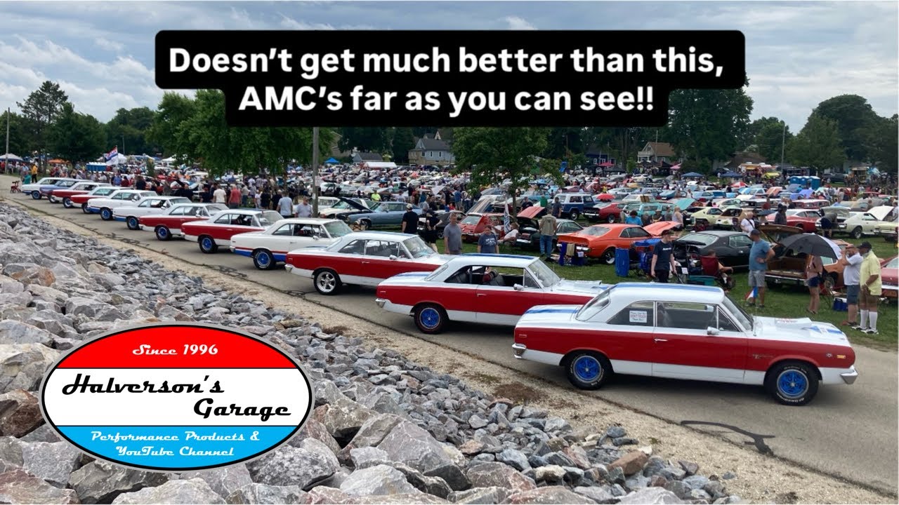 Kenosha AMC Homecoming Show 2025! Part 1 Wed-Thurs Racing, Cruising, and More!