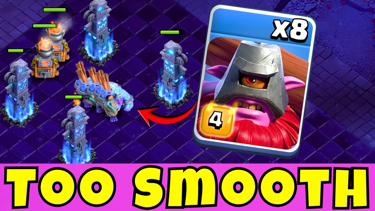 Smooth Super Witch Throwers Push - Best TH18 Attack Strategy (Clash of Clans)