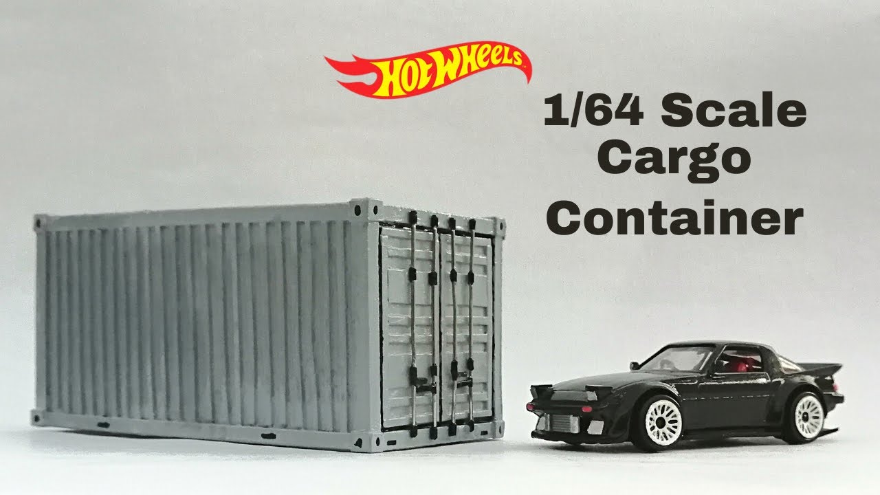 How To Make A Cargo Container For Hotwheels