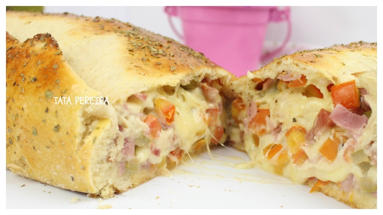 LANCHE FACIL E DELICIOSO PÃO PIZZAIOLO