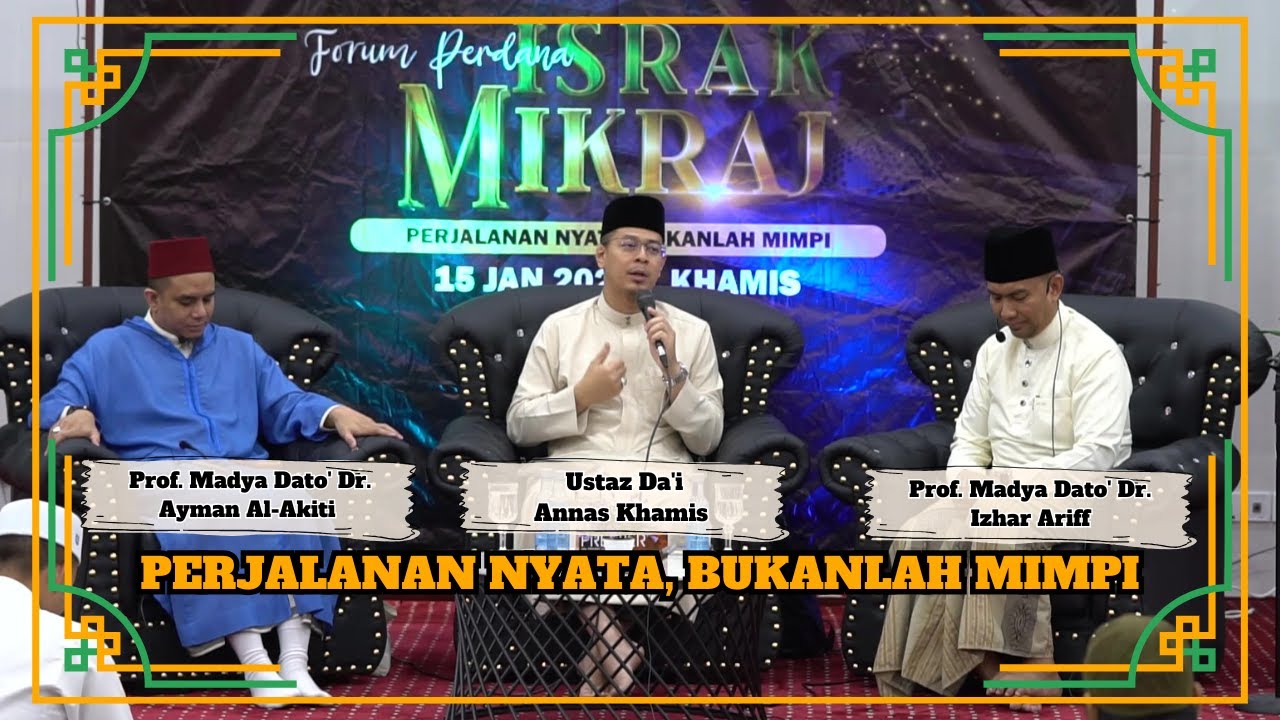 Dato' Dr. Ayman & Da'i Annas & Dato' Dr. Izhar Ariff ᴴᴰl Perjalanan Nyata, Bukanlah Mimpi