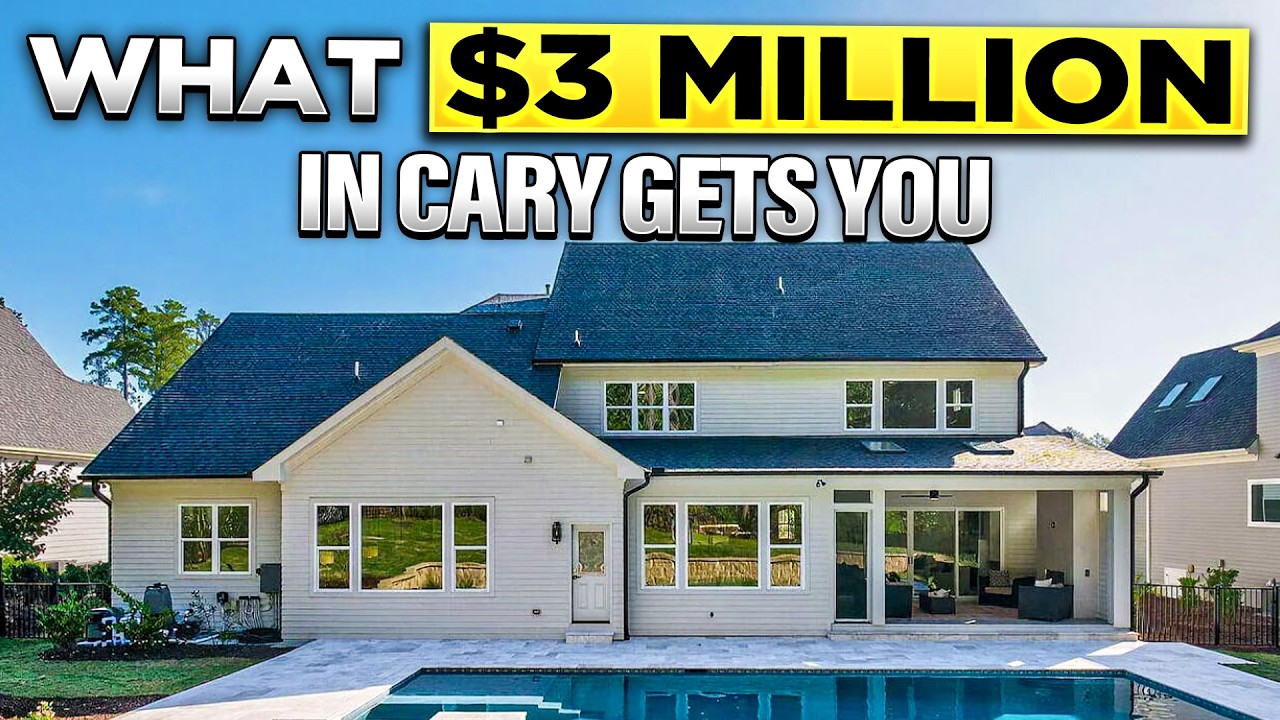 What $3 MILLION in Cary NC Gets You | Luxury Home Tour in Cary NC
