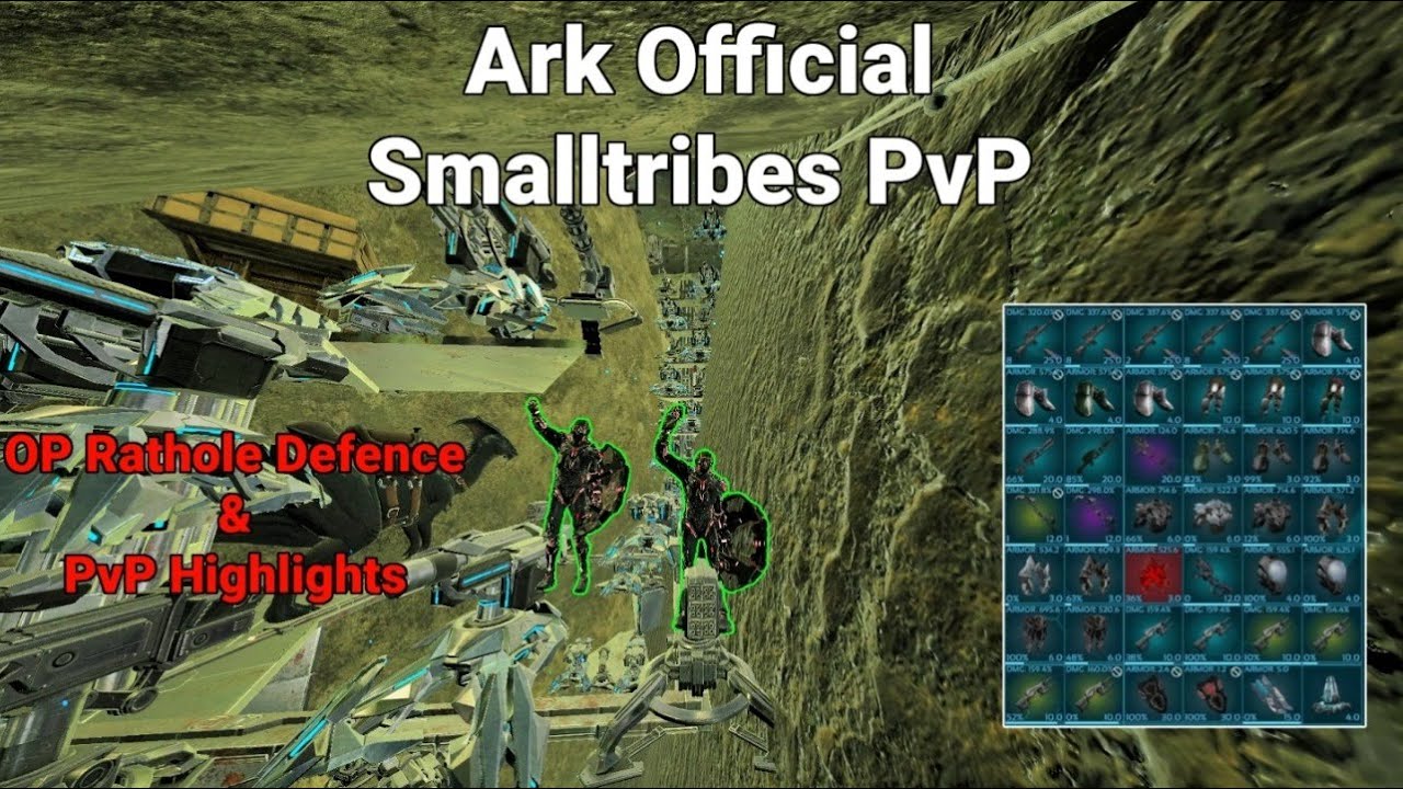 ARK OFFICIAL SMALLTRIBES | Defending Our OP Rathole & PvP Highlights!