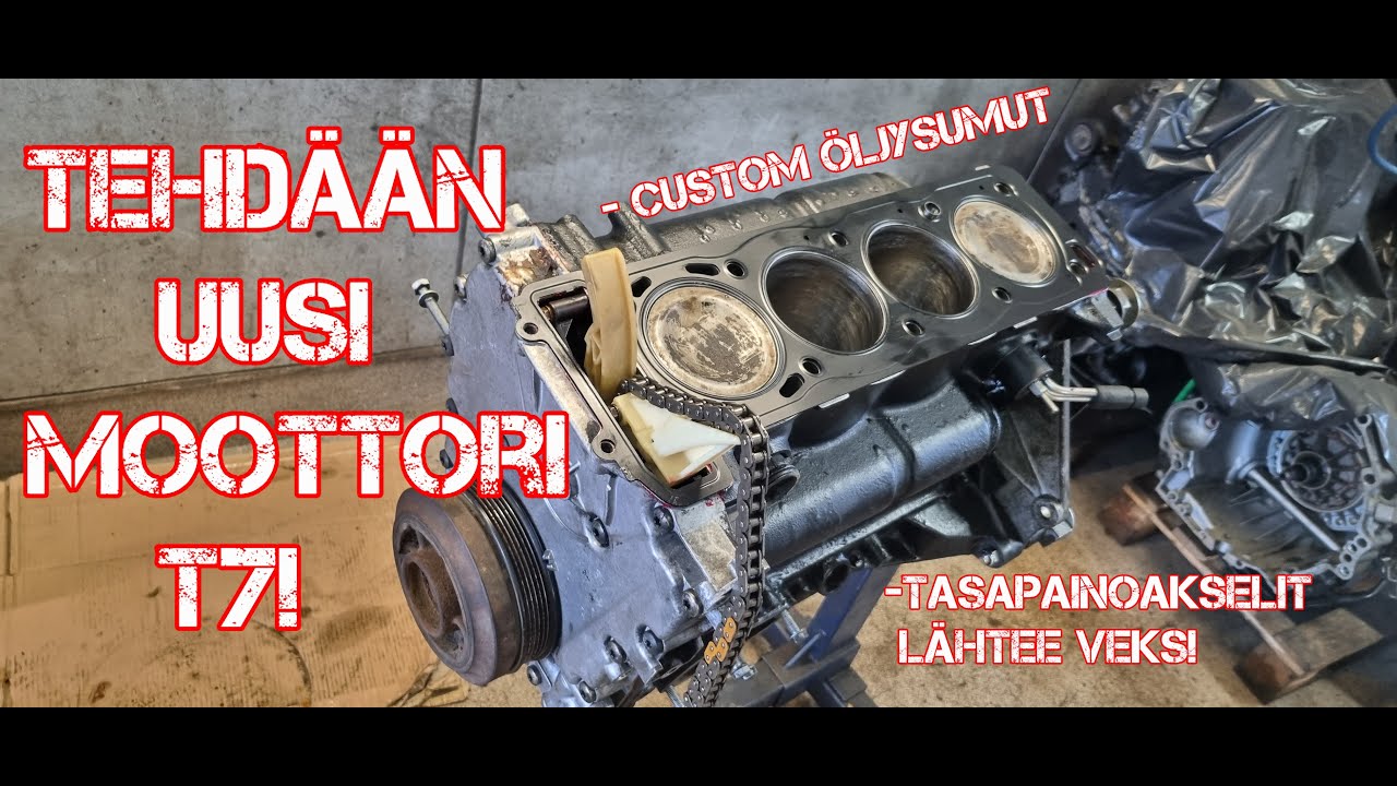Tehdään UUSI moottori SAAB 9-5x ja ehkäistään öljynpaineongelmia! /OFFROAD SAAB PT5