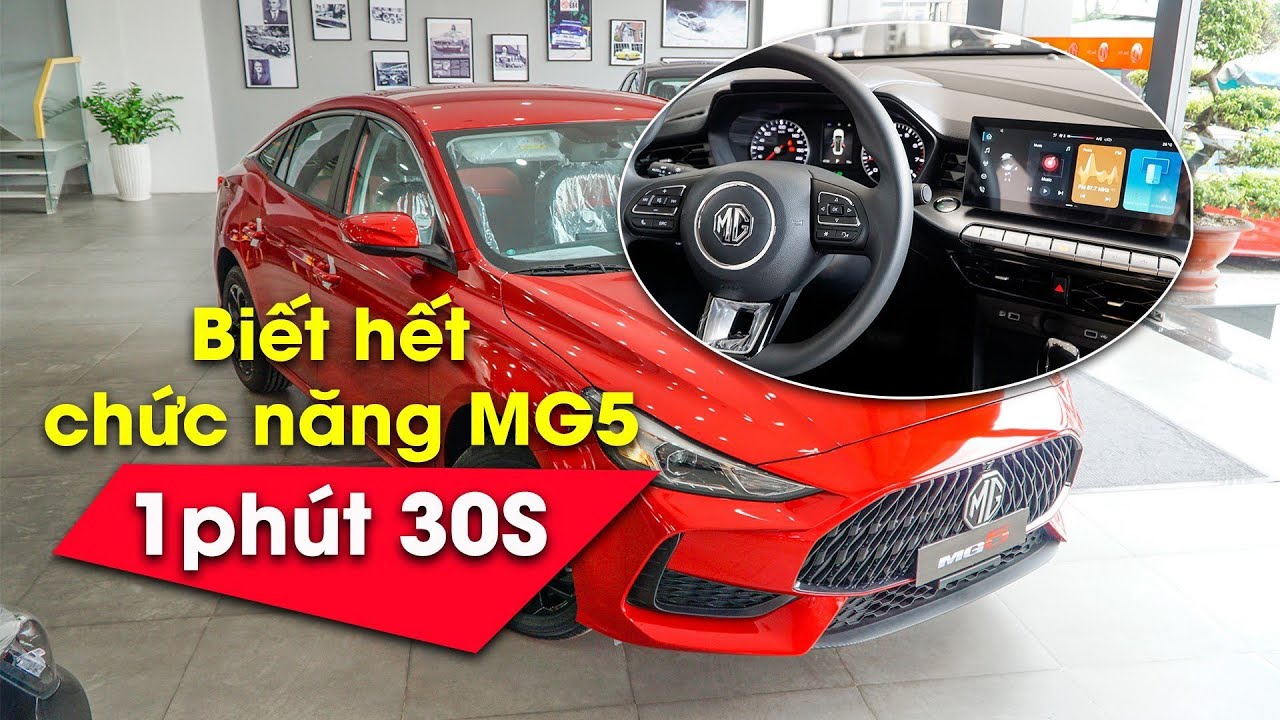 Hướng dẫn cài đặt các tính năng thông minh trên xe MG5, nhiều người chưa biết