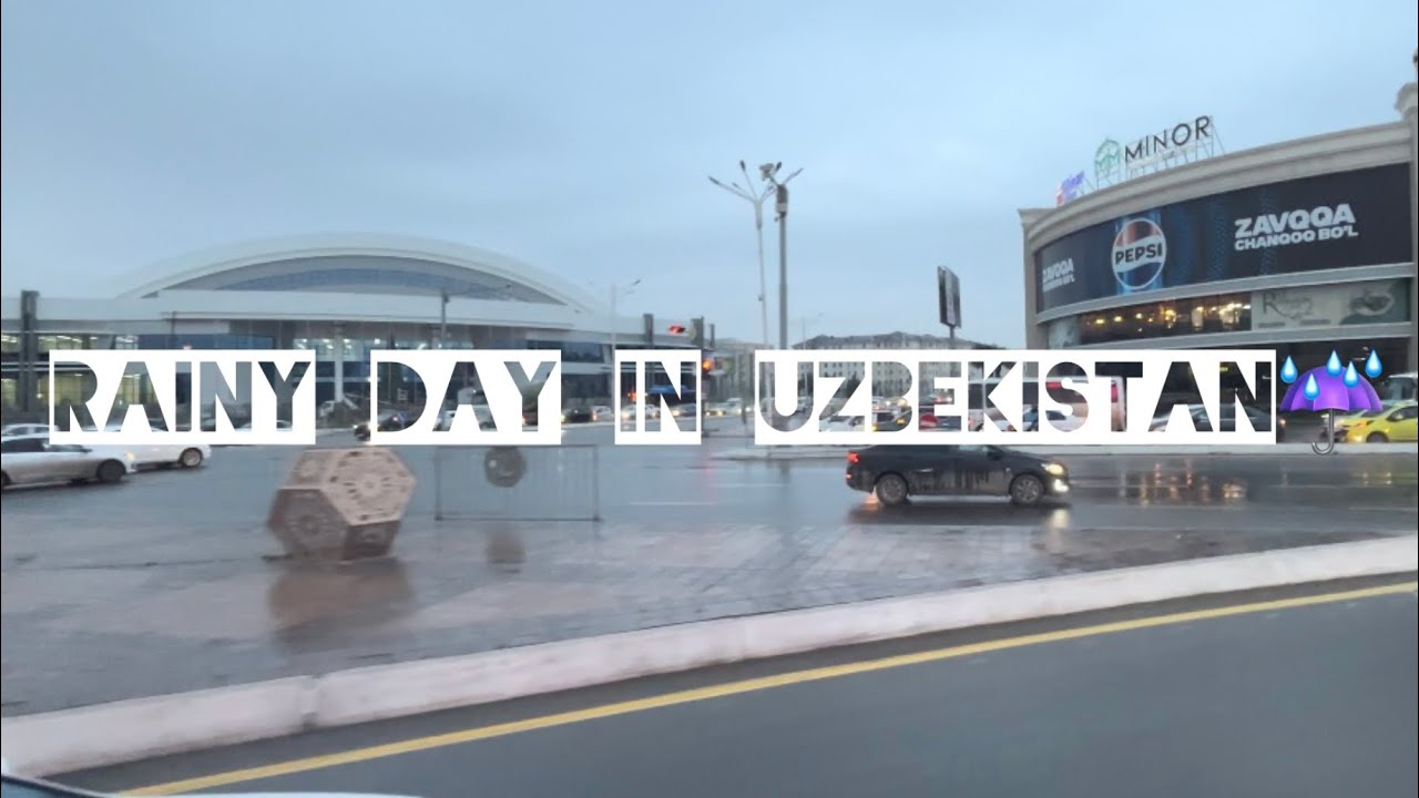 Rainy Day in uzbekistan☔️|friends  outing ,street vibes & cozy moments🇺🇿