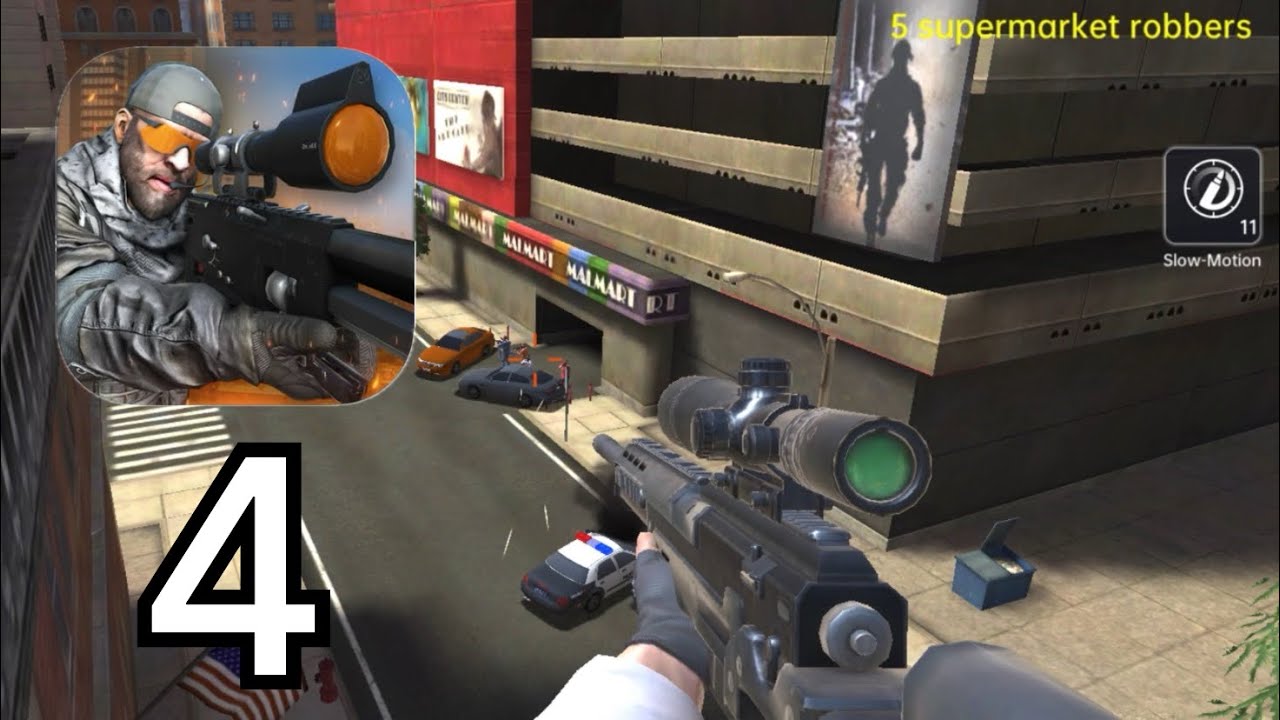 Sniper Hero 3D : Gameplay Walkthrough Part 4 (IOS,Android)