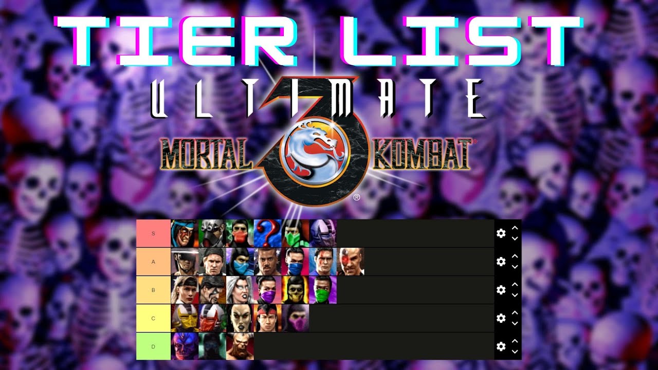 TIER LIST UMK3 | MORTAL KOMBAT 3 Тир Лист By CAMITOR #umk3 #umk3online #tierlist