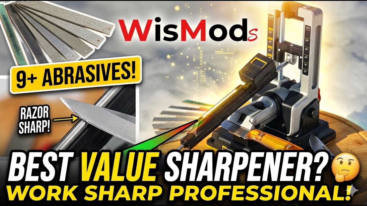 Профессиональная точилка Work Sharp с фиксированным углом заточки и точной регулировкой угла зато...