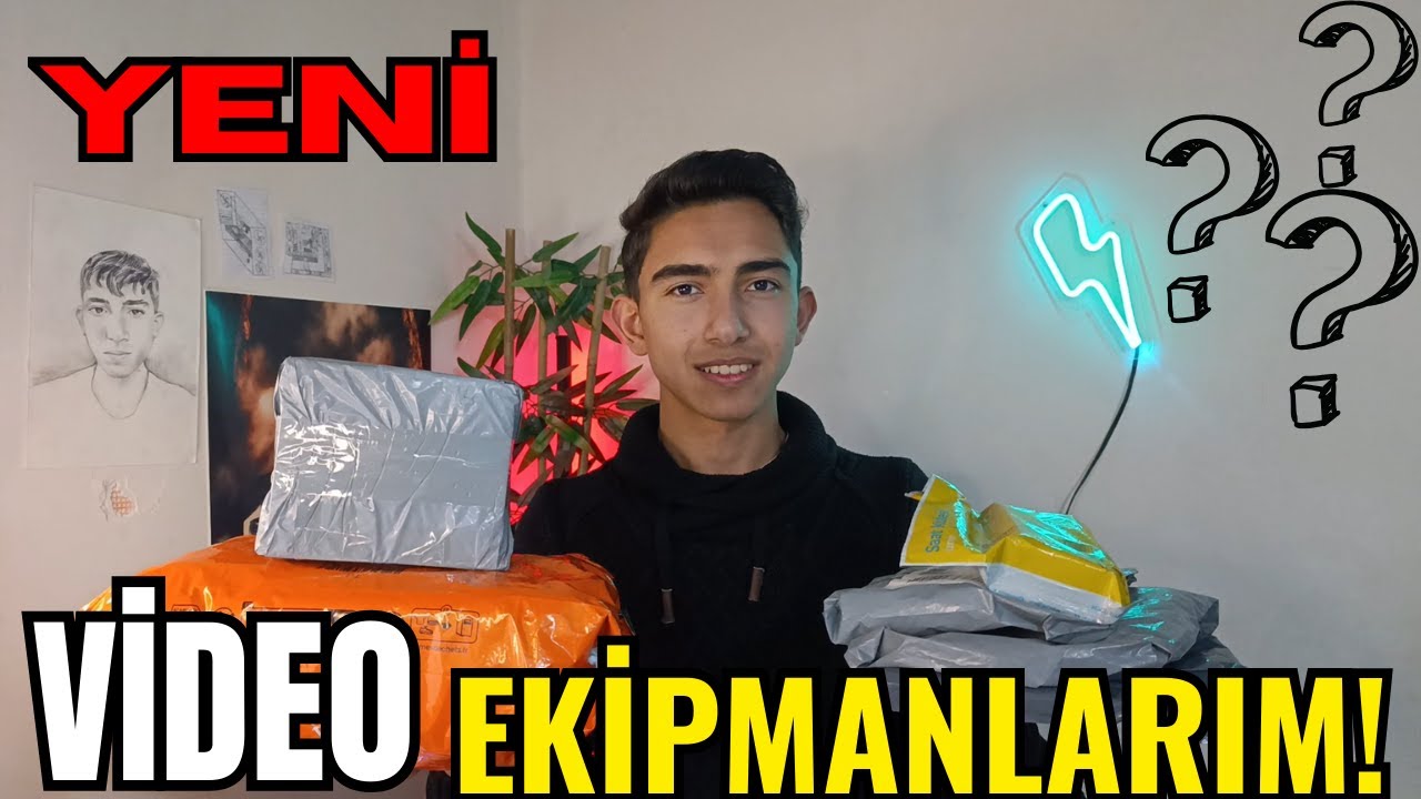 YENİ YOUTUBE EKİPMANLARIM KUTU AÇILIMI! | (1.000 TL)