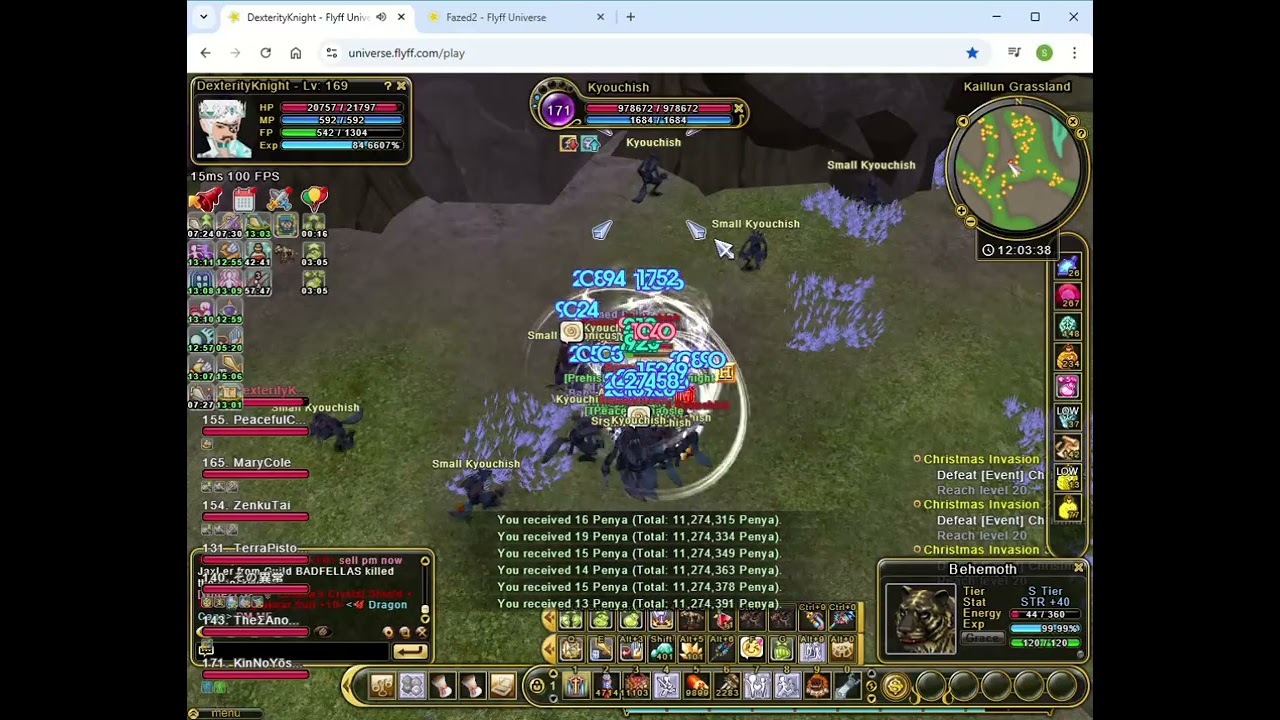 Flyff Universe - Templar's Maelstrom Strike
