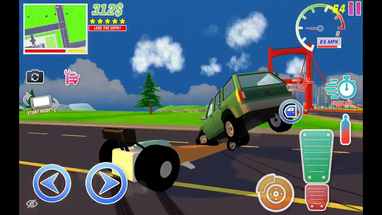 Running from the cops while having 5 stars
