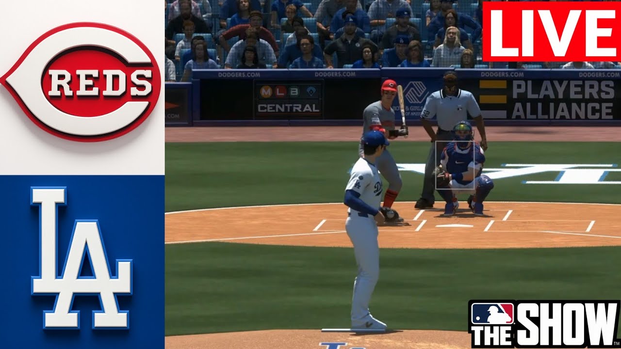 🔴 LIVE : Cincinnati Reds vs Los Angeles Dodgers | March 12th Spring Training | MLB THE SHOW 25