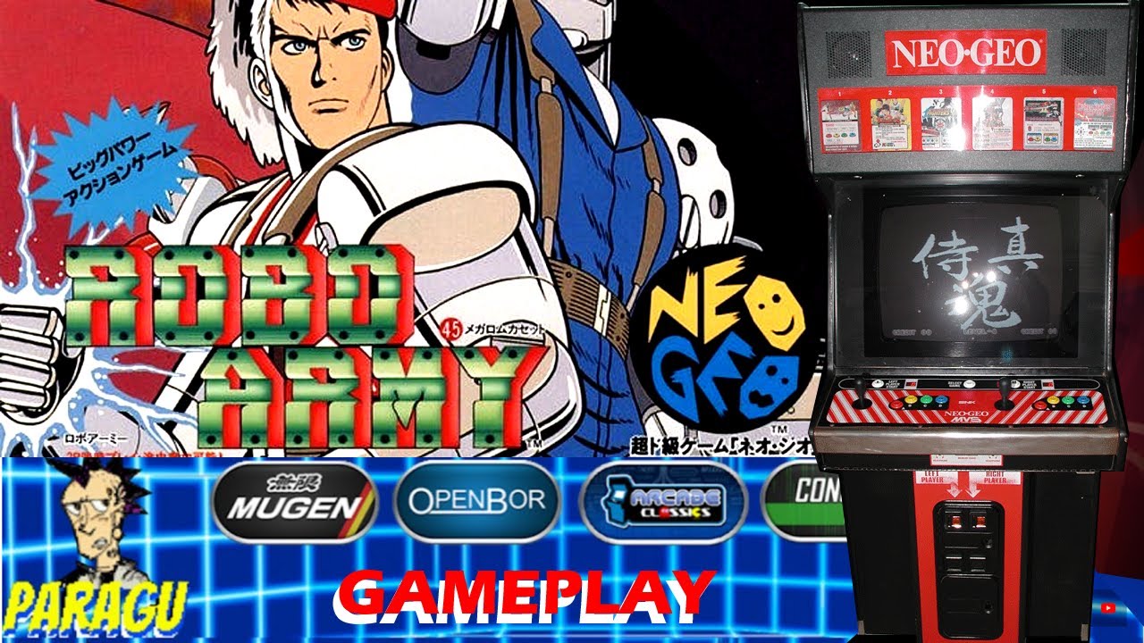 ROBO ARMY Arcade Neo Geo Até o Fim! [GAMEPLAY]